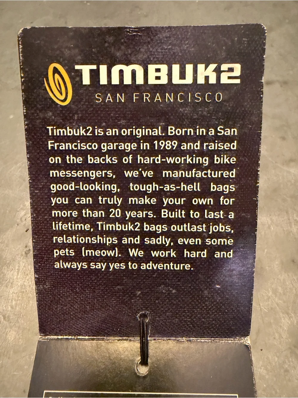 TIMBUK2 Core Briefcase Laptop Messenger Bag Black Used